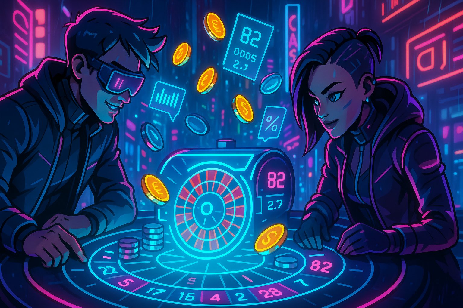 Meja Texas Hold'em Bonus live-dealer di platform line togell dengan croupier dan kartu fisik